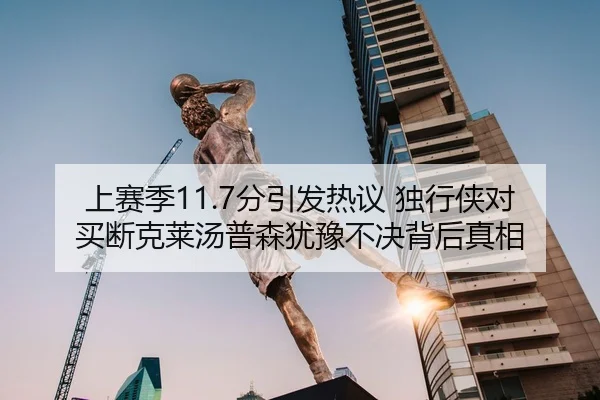 上赛季11.7分引发热议 独行侠对买断克莱汤普森犹豫不决背后真相 - qyh